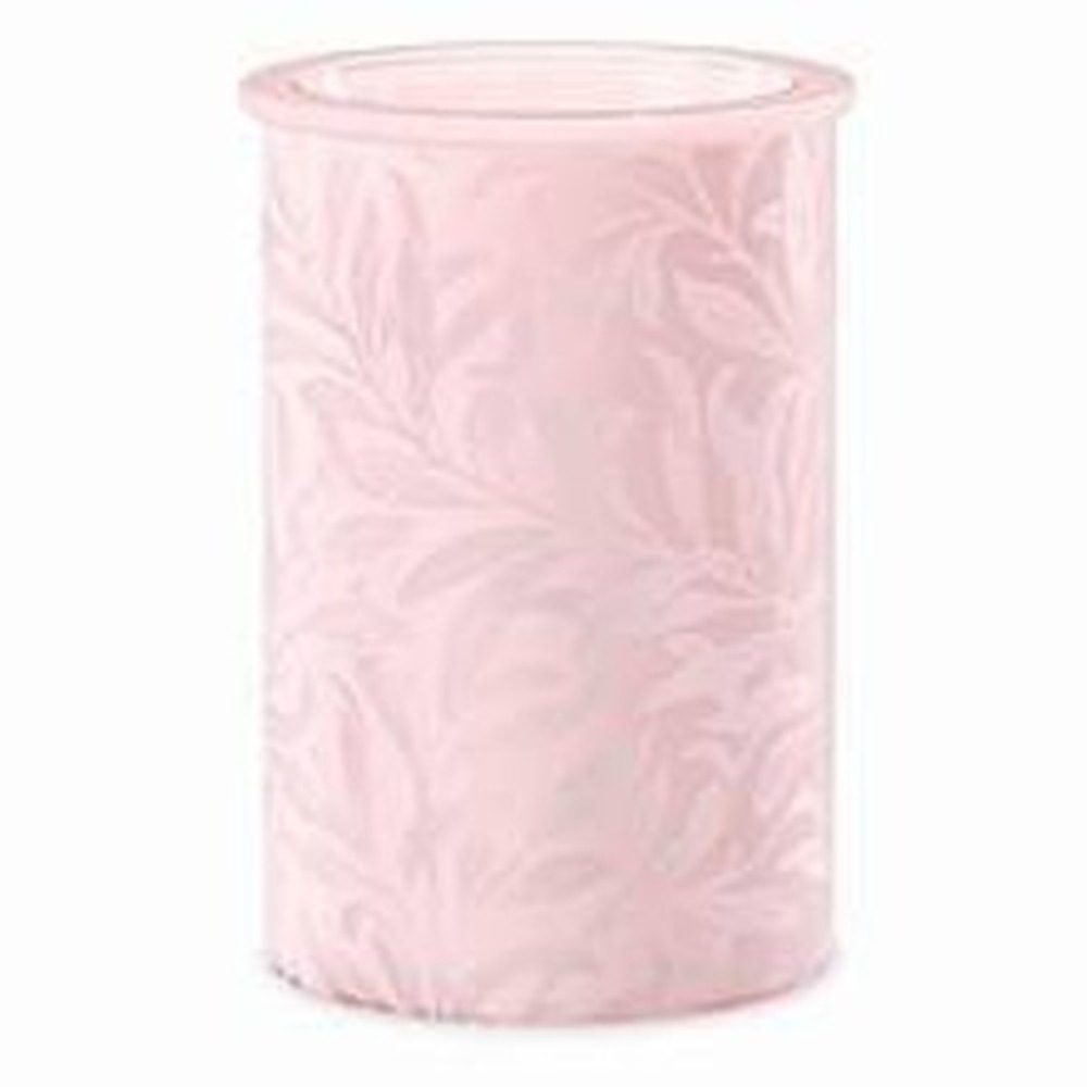 Scentsy Wispy Willow Warmer Wrap Pink Leaf Etched Botanical Decor Accessory